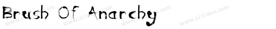 Brush Of Anarchy字体转换